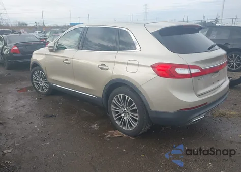 2017 Lincoln Mkx Reserve z USA, uszkodzony, nr VIN 2LMPJ8LR1HBL44807